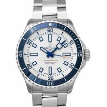 Thumbnail von Breitling Superocean A17375E71G1A1 - Superocean Automatic White Dial Stainless Steel Men's Watch </h1>