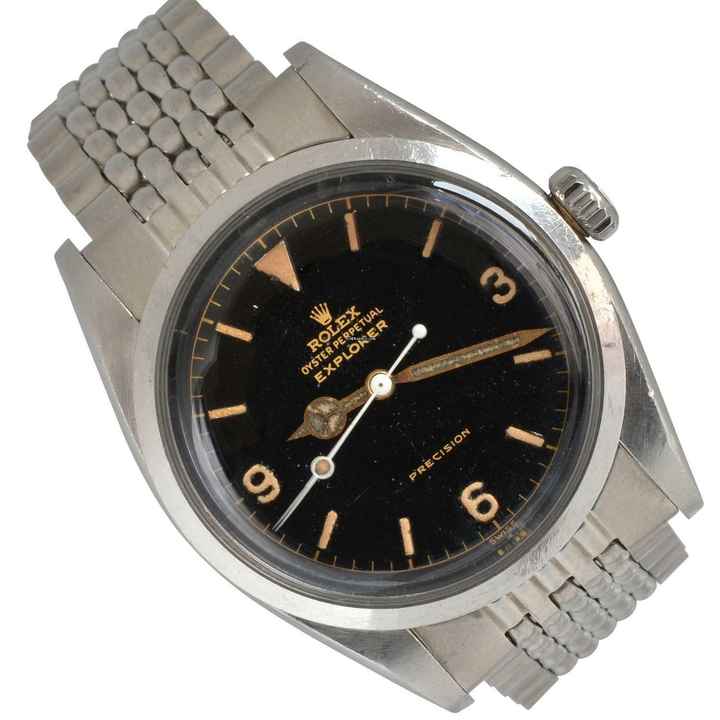  Rolex Explorer 6150 Precision Galvanic gilt radium dial very rare 1953’s </h1> 