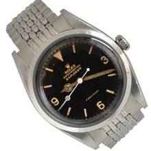 Thumbnail von Rolex Explorer 6150 Precision Galvanic gilt radium dial very rare 1953’s </h1>