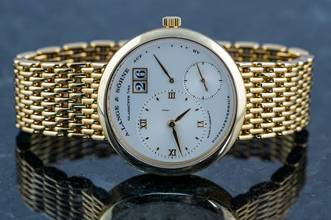 Thumbnail von A. Lange & Söhne Lange 1 151.021 | 18k Yellowgold | orig. Goldbracelet | Caliber L901.0