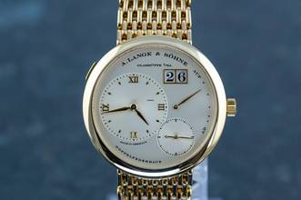 Thumbnail von A. Lange & Söhne Lange 1 151.021 | 18k Yellowgold | orig. Goldbracelet | Caliber L901.0