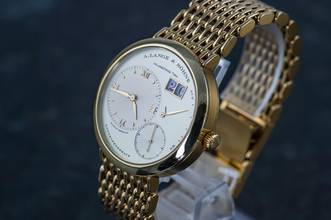 Thumbnail von A. Lange & Söhne Lange 1 151.021 | 18k Yellowgold | orig. Goldbracelet | Caliber L901.0