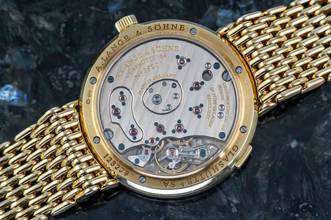 Thumbnail von A. Lange & Söhne Lange 1 151.021 | 18k Yellowgold | orig. Goldbracelet | Caliber L901.0