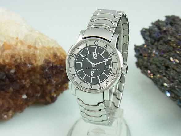  Bulgari Solotempo Lady Saphirglas Edelstahl Damenuhr | St-29-s | 29 Mm </h1> 