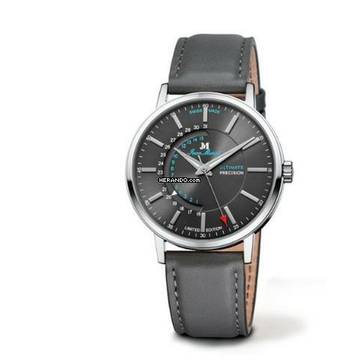  Jean Marcel Optimum Limited Edition 077/100 Extrem flach Armband aus feinstem Kalbsleder in graphit </h1> 