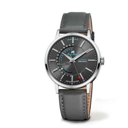  Jean Marcel Optimum Limited Edition 077/100 Extrem flach Armband aus feinstem Kalbsleder in graphit </h1> 