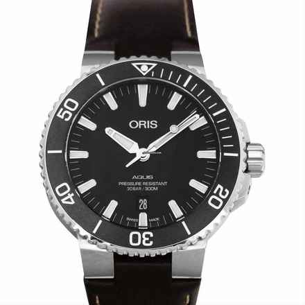  Oris Aquis Date 01 733 7730 4154-07 5 24 10EB - Aquis Automatic Black Dial Stainless Steel Men's Watch </h1> 