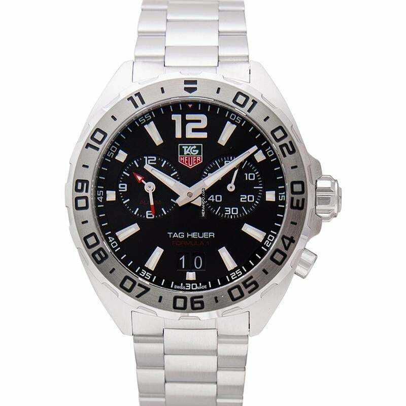TAG Heuer Formula 1 Quarz WAZ111A.BA0875 - Formula 1 Quartz Chronograph Black Dial Men's Watch </h1>
