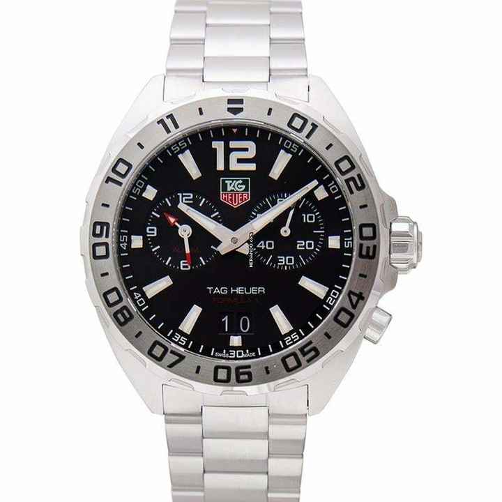  TAG Heuer Formula 1 Quarz WAZ111A.BA0875 - Formula 1 Quartz Chronograph Black Dial Men's Watch </h1> 
