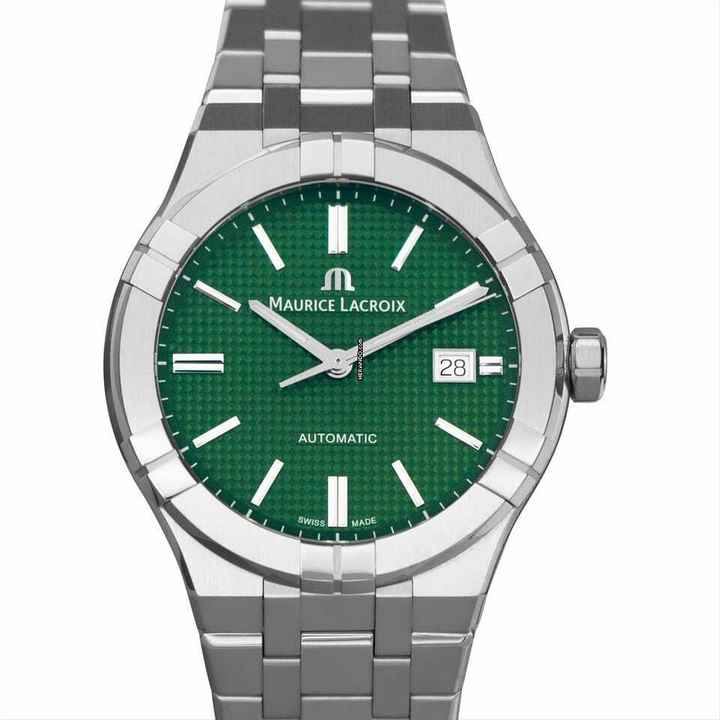  Maurice Lacroix AIKON AI6008-SS00F-630-D - Aikon Automatic Green Dial Stainless Steel Men's Watch </h1> 