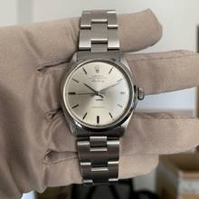 Thumbnail von Rolex Air King 5500 Oyster Perpetual silver dial Full Set 1982’s </h1>