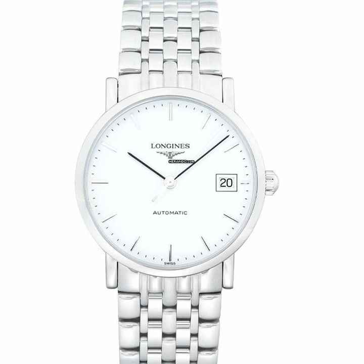  Longines Elegant L48094126 - The Longines Elegant Collection Automatic White Dial Stainless Steel Ladies Wa </h1> 