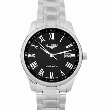  Longines Master Collection L28934596 - The Longines Master Collection Automatic Black Dial Stainless Steel Men's Watc </h1> 