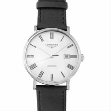 Thumbnail von Longines Elegant L49114112 - The Longines Elegant Collection Automatic White Dial Stainless Steel Men's Wat </h1>