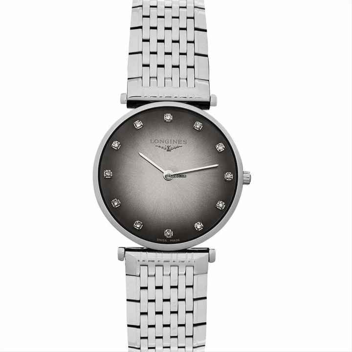  Longines La Grande Classique L45124776 - La Grande Classique Quartz Grey Dial Stainless Steel Ladies Watch </h1> 