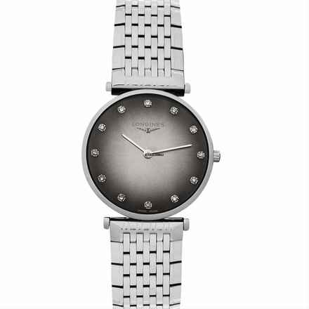  Longines La Grande Classique L45124776 - La Grande Classique Quartz Grey Dial Stainless Steel Ladies Watch </h1> 
