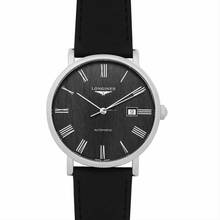 Thumbnail von Longines Elegant L49114712 - The Longines Elegant Collection Automatic Grey Dial Stainless Steel Men's Watc </h1>