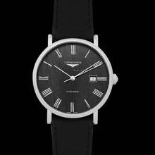 Thumbnail von Longines Elegant L49114712 - The Longines Elegant Collection Automatic Grey Dial Stainless Steel Men's Watc </h1>