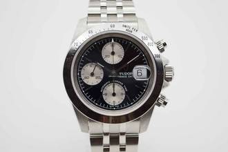 Thumbnail von Tudor Prince Date Chonograph 79280 Newman Dial mit Box & Papieren </h1>