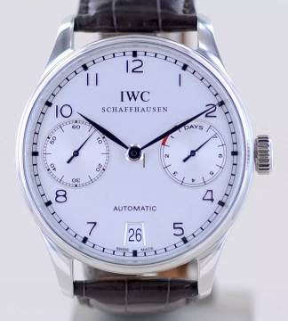  IWC Portugieser Automatik Platinum Limited silver Dial 7-Tage Werk Automatik 42mm rar </h1> 