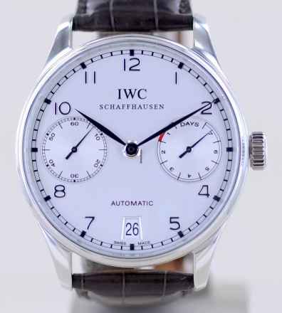  IWC Portugieser Automatik Platinum Limited silver Dial 7-Tage Werk Automatik 42mm rar </h1> 