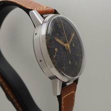 Thumbnail von Heuer Vollkalender Chronograph Vintage Valjoux 72c </h1>