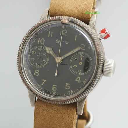  Hanhart Vintage Monopusher Eindrücker Chronograph WW2 Cal.40/50 </h1> 
