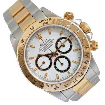  Rolex Daytona 16523 white dial 6 inverted Tritium dial Full Set 1994's </h1> 