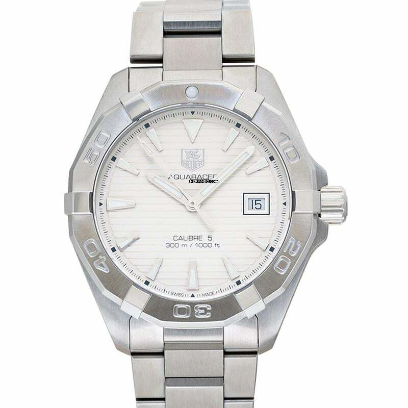 TAG Heuer Aquaracer 300M WAY2111.BA0928 - Aquaracer Calibre 5 Automatic Silver Dial Men's Watch </h1>