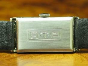 Thumbnail von Art Deko Damenuhr A.t.p. 18kt 750 Weißgold Gold Diamanten Diamant Besatz Antik </h1>