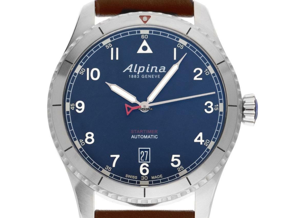  Alpina Startimer Pilot Ref.AL-525NW4S26 Full Set Neu 
