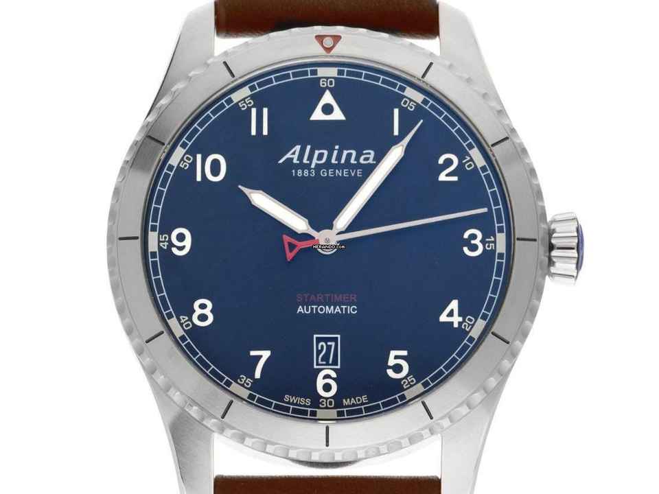  Alpina Startimer Pilot Ref.AL-525NW4S26 Full Set Neu 