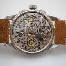 Thumbnail von Tourneau Chronograph Rattrapante Schleppzeiger Moon Calendar Venus 190 ULTRA RARE