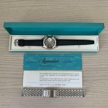 Thumbnail von Lorenz Aquastar Deepstar Yachting Regatta Chronograph Full Set 1960’s </h1>