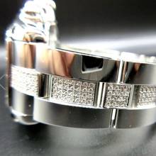 Thumbnail von Cartier Roadster Chronograph 2618 Automatic 42mm Steel ~4TCW Diamond Watch </h1>
