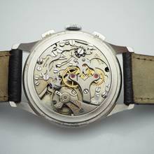 Thumbnail von Telda Chronograph Vintage Stahl Leder Venus 170 top </h1>