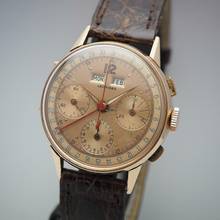Thumbnail von Leonidas Vollkalender Chronograph 18k 750 Rosegold </h1>