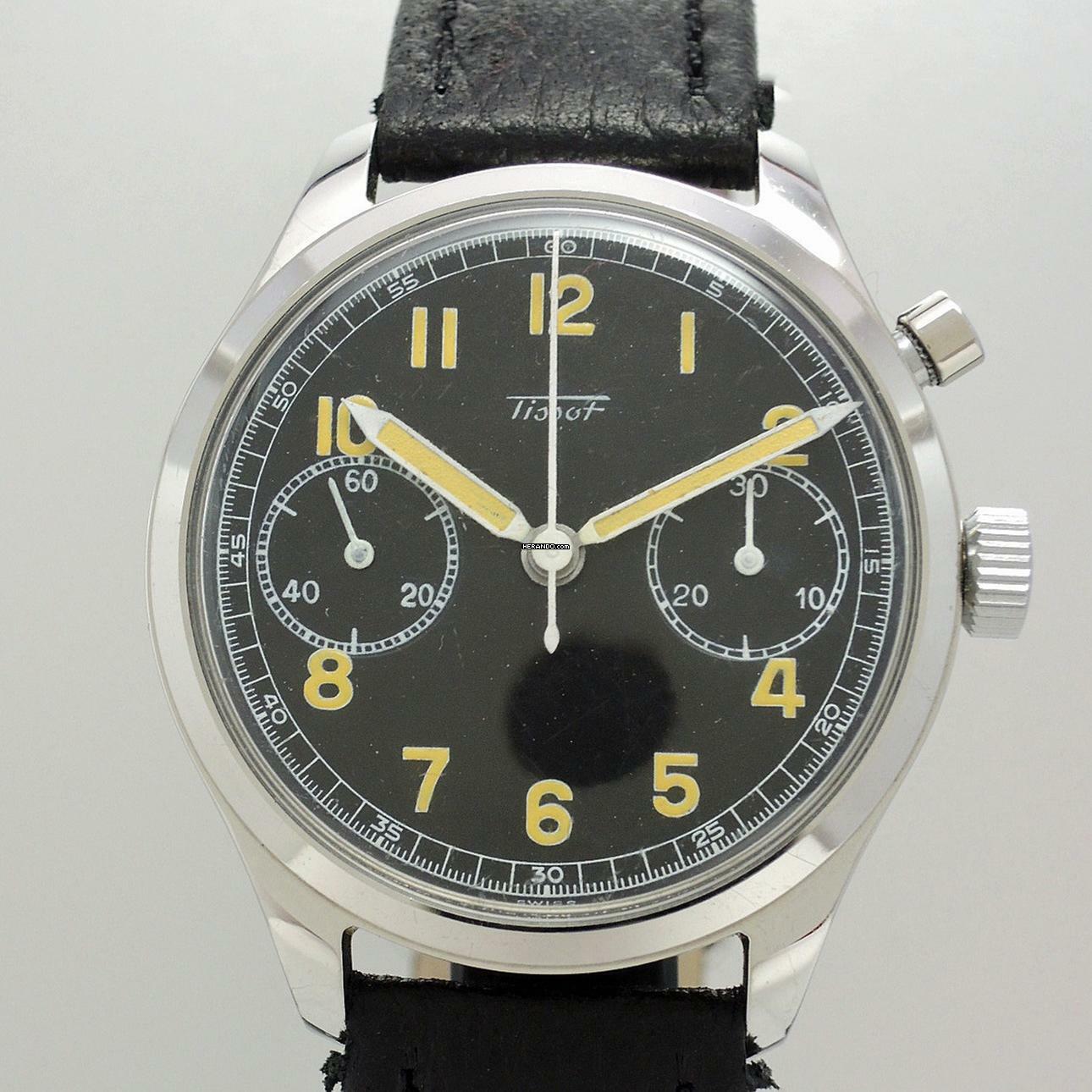 Tissot Monopusher Chronograph Military Vintage Cal.15 CHT </h1> 
