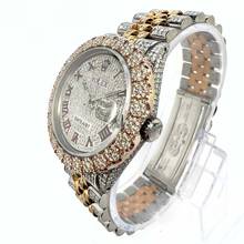 Thumbnail von Rolex Datejust Automatic 36mm 2 Tone Full Diamond Watch </h1>