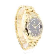 Thumbnail von Rolex Day-Date II Yellow Gold Black Roman Dial </h1>