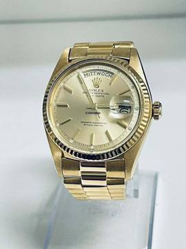  Rolex Day-Date 36 ROLEX WARRANTY TILL 12/2023 - Box & Papers 