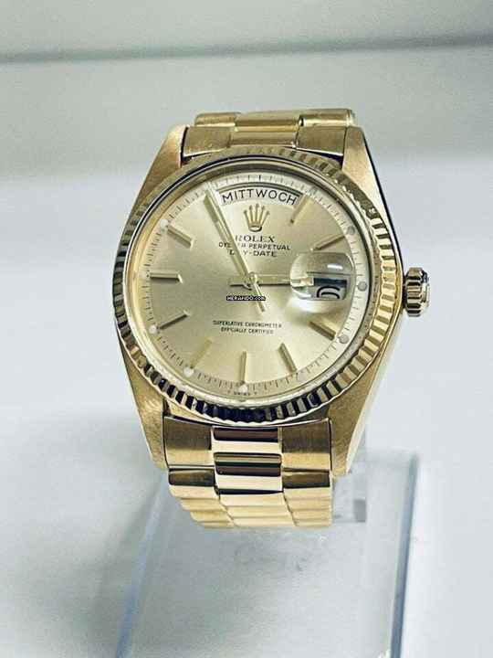  Rolex Day-Date 36 ROLEX WARRANTY TILL 12/2023 - Box & Papers 