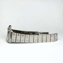 Thumbnail von Cartier Santos Galbée 24mm Quartz Steel 6.60TCW Diamond Watch </h1>
