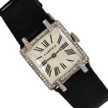 Thumbnail von Cartier Lady Art Deco Cocktail watch Platinum and Diamond 1920’s
