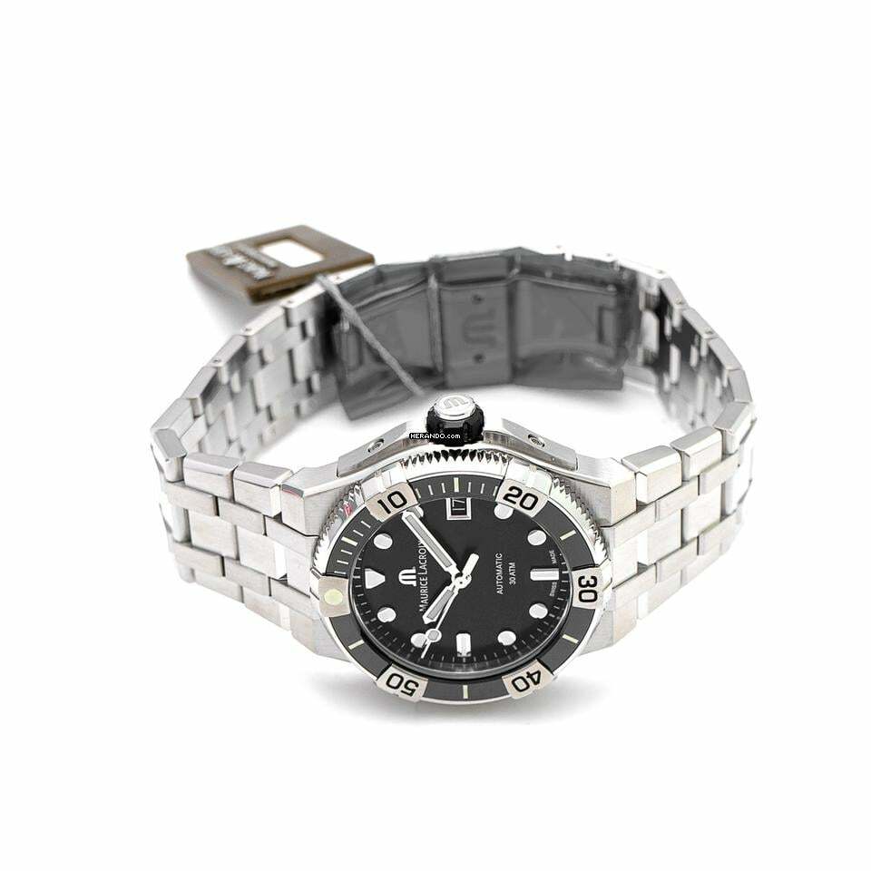 Thumbnail von Maurice Lacroix AIKON AI6057-SSL22-330-1 - Aikon Automatic Black Dial Stainless Steel Unisex Watch </h1>