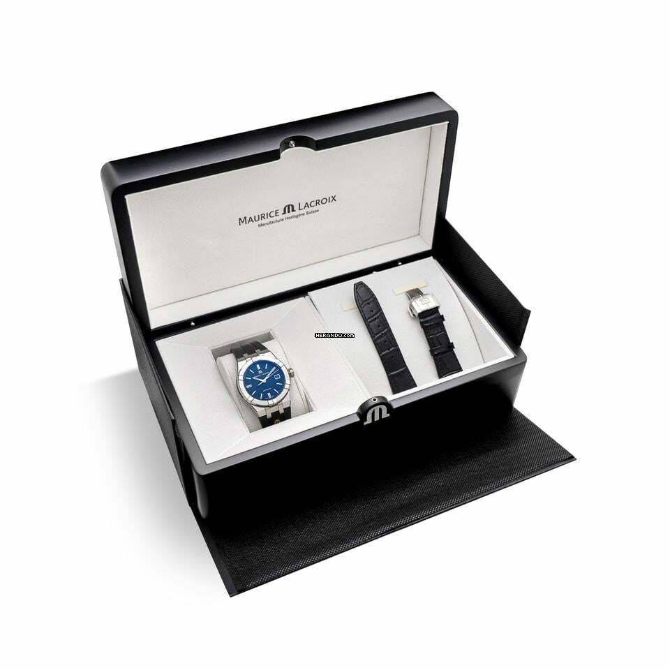 Thumbnail von Maurice Lacroix AIKON AI6007-SS00B-330-2 - Aikon Automatic Black Dial Stainless Steel Men's Watch </h1>