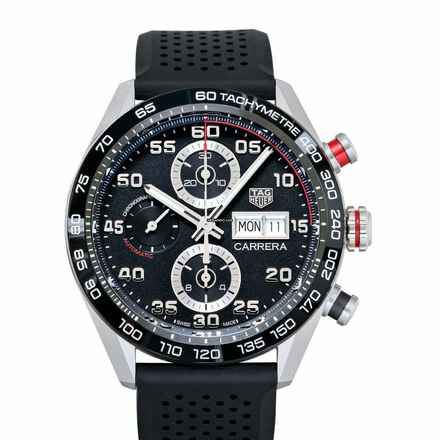  TAG Heuer Carrera CBN2A1AA.FT6228 - Carrera Automatic Black Dial Stainless Steel Men's Watch </h1> 