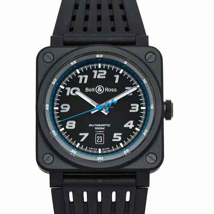  Bell & Ross BR 03-92 Ceramic BR0392-A522-CE/SRB - Alpine Automatic Black Dial Ceramic Men's Watch </h1> 