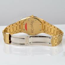 Thumbnail von Audemars Piguet Royal Oak 4100BA midsize 35MM grey purple dial yellow gold 18KT 1978’s </h1>