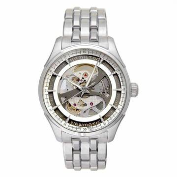  Hamilton Jazzmaster Viewmatic H42555151 - Jazzmaster Automatic Skeleton Dial Stainless Steel Men's Watch </h1> 